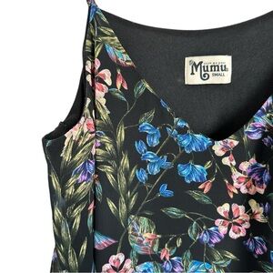 Show Me Your Mumu Black Floral Mini Dress